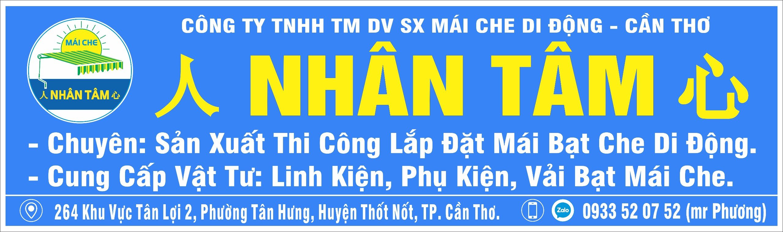 Mái che Long An Nhân Tâm